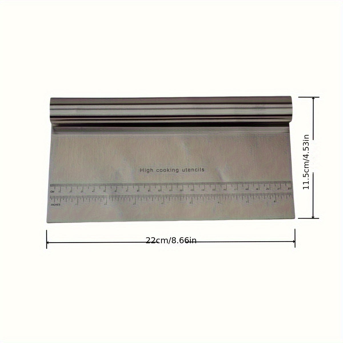 Stainless Steel Dough Cutter Pastry Scraper Kitchen Utensil for Baking