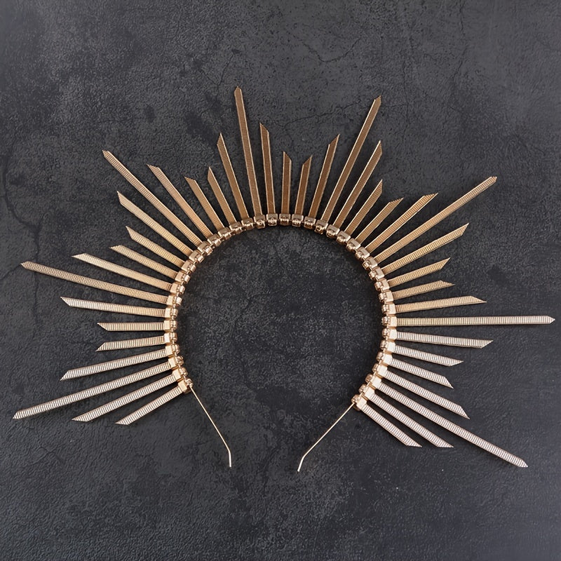 Ayollar uchun Sunburst boshband taxtasi kostyum partiyalari, cosplay, to'ylar, fotosessiyalar va festival uchun