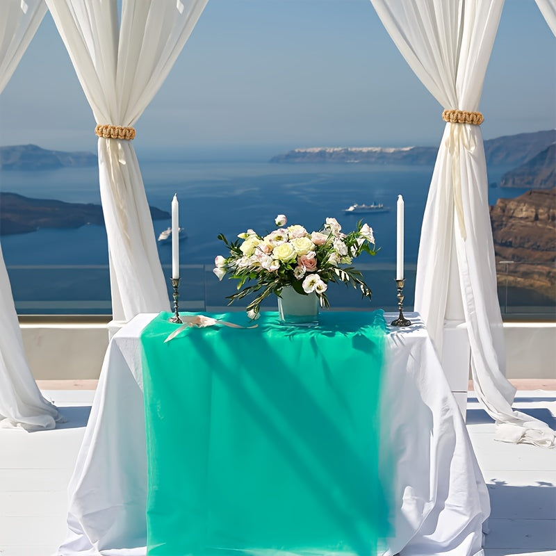 Cortina de cuerda trenzada bohemia para decoración del hogar, sujeta una sola cortina lisa