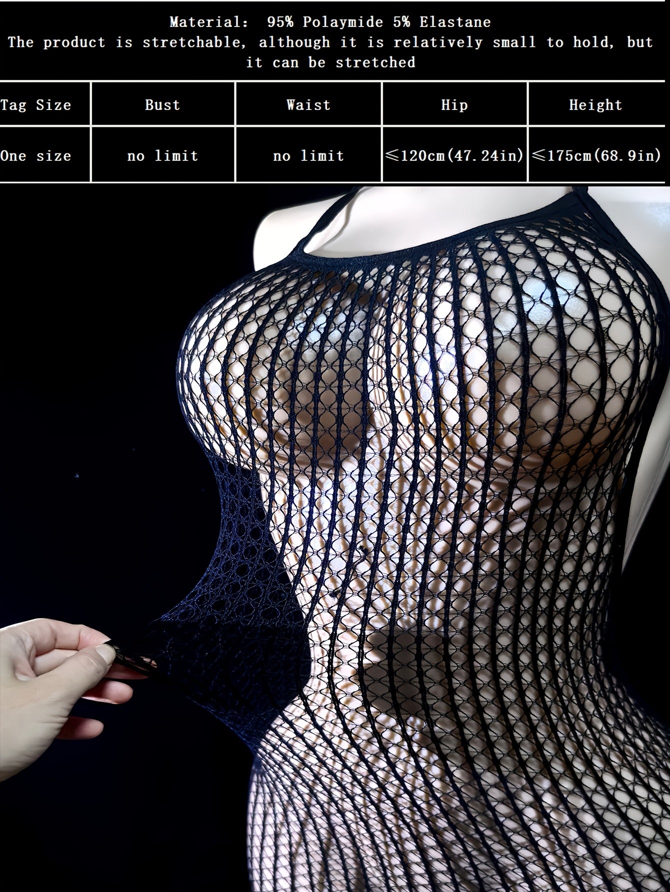 Hollow Out Bodystocking for Women Beachwear and Swimwear Perfect for Valentine's Day