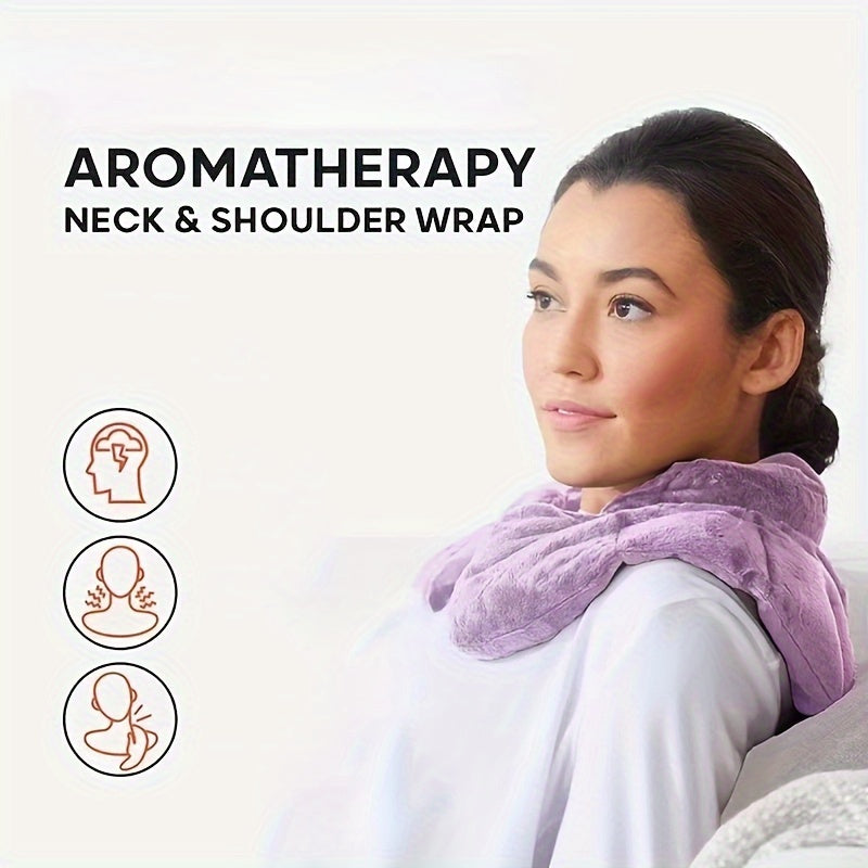 Aromatherapy Neck and Shoulder Wrap Heat Cold Pack for Relaxation