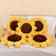 Almohada decorativa de girasol para decoración del hogar y regalo, 16x16 pulgadas