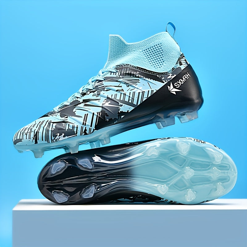 Men's All-Season Casual Soccer Shoes with Faux Upper and Rubber Sole