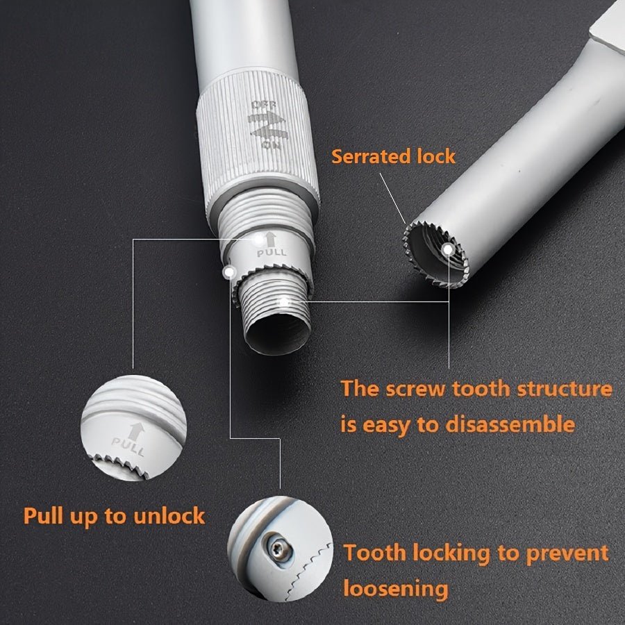 Espátula con mango ajustable para hornear y transferir pizza, resistente al calor