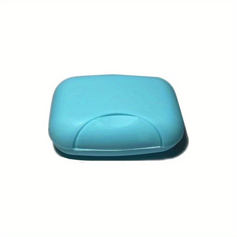 2 Portable Travel Soap Dishes Water-Resistant Case Locking Mechanism