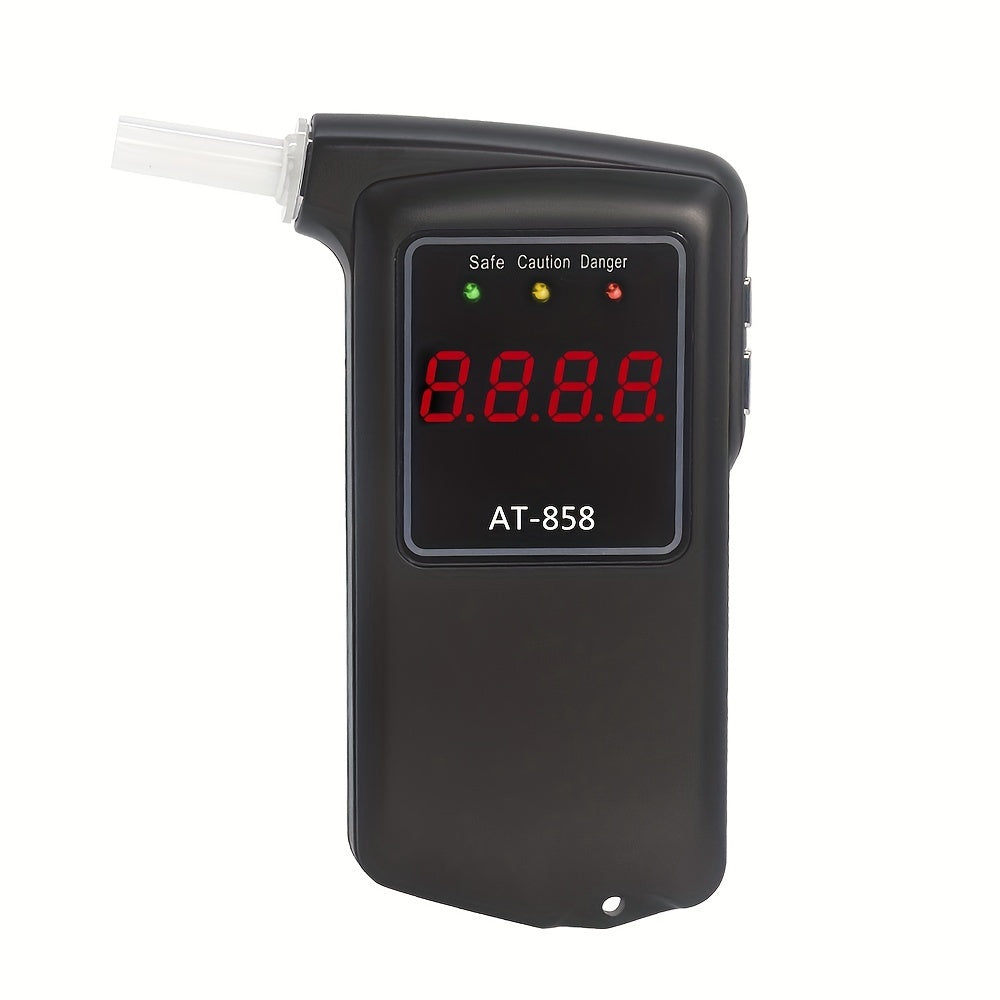 Digital Breath Alcohol Tester with 10 Nozzles High Precision Portable Device