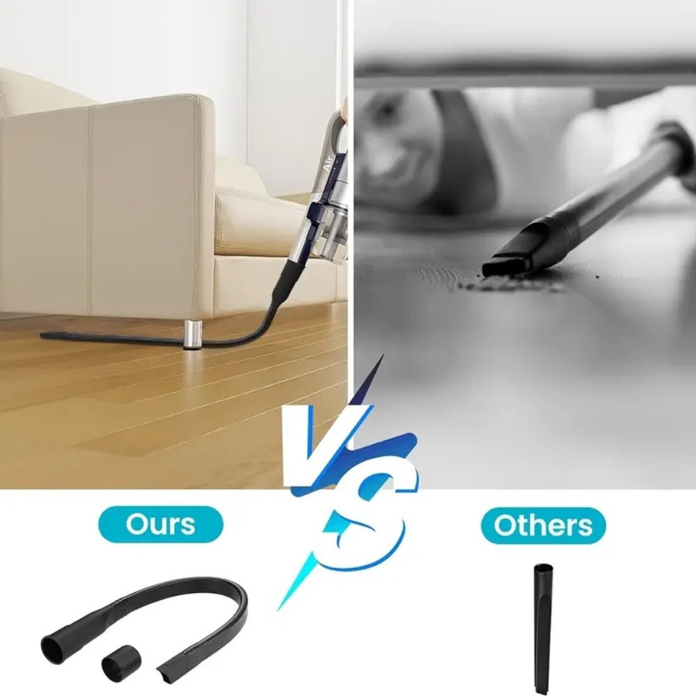 Universal Vacuum Cleaner Narrow Gap Nozzle 25.59 Inch Slim Plastic Attachment