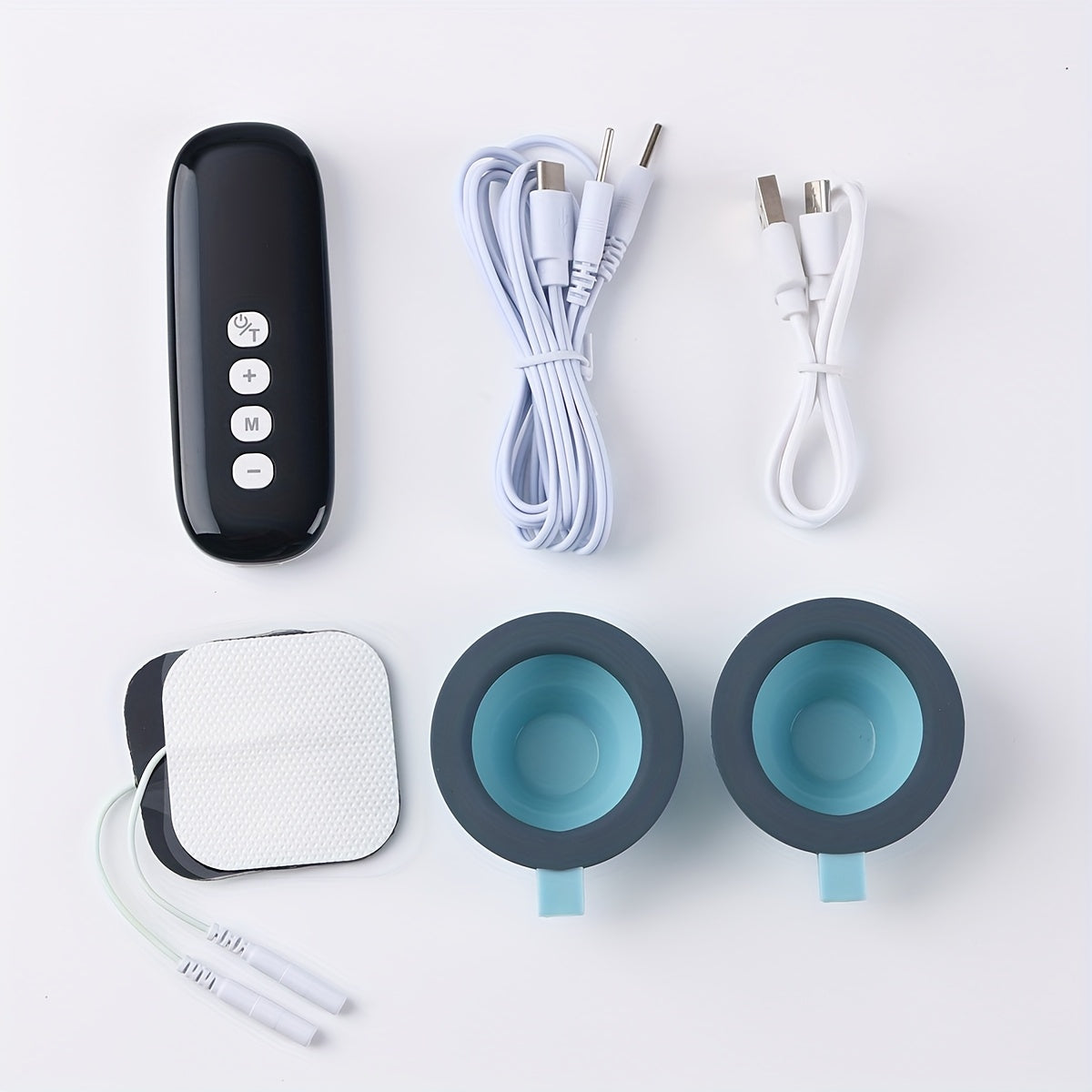 10 rejim va 39 kuch darajasi bilan vakuumli chashka va yamoq massajeri, ikki vakuumli chashka va ikki yamoq bilan. Bir vaqtning o'zida ishlashi uchun Light Beige talab etiladi. Uyda foydalanish va sovg'a berish uchun ajoyib.