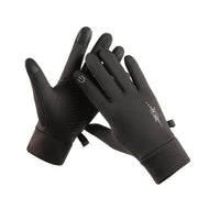 Winter Gloves for Men Women Black Warm Waterproof Windproof Touch Screen Non-slip Wear-resistant