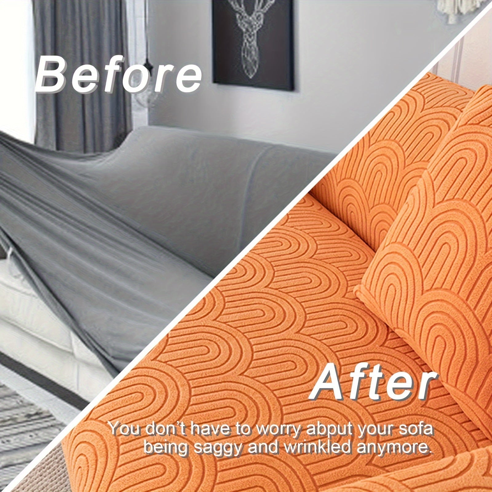 White Foam Sofa Slipcover Tuck Grips 10-Pack Non-Slip Couch Cover Inserts