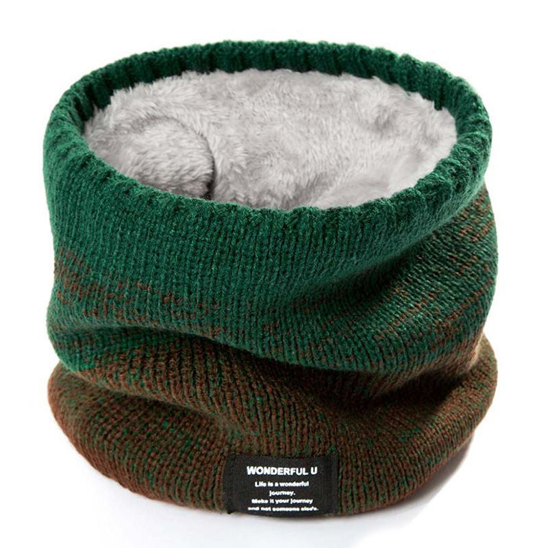 Men's Padded Double Layer Neck Cover for Autumn Winter Warmth and Gifting