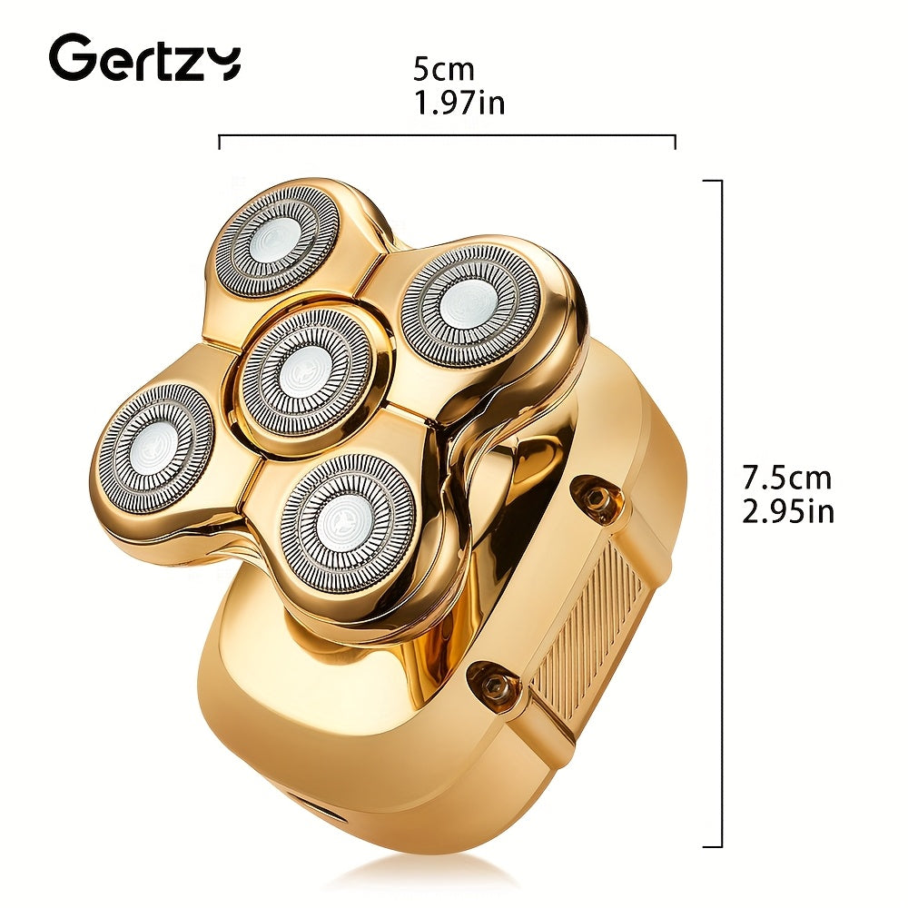 5-in-1 Professional Hairdressing Set with Digital Display Beard Trimmers Hair Clippers Shaver