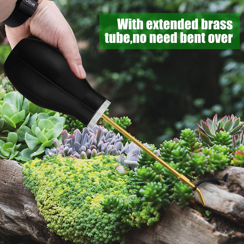 Refillable Acrylic Insecticide Powder Duster with Copper Tube for Indoor Outdoor Pest Control