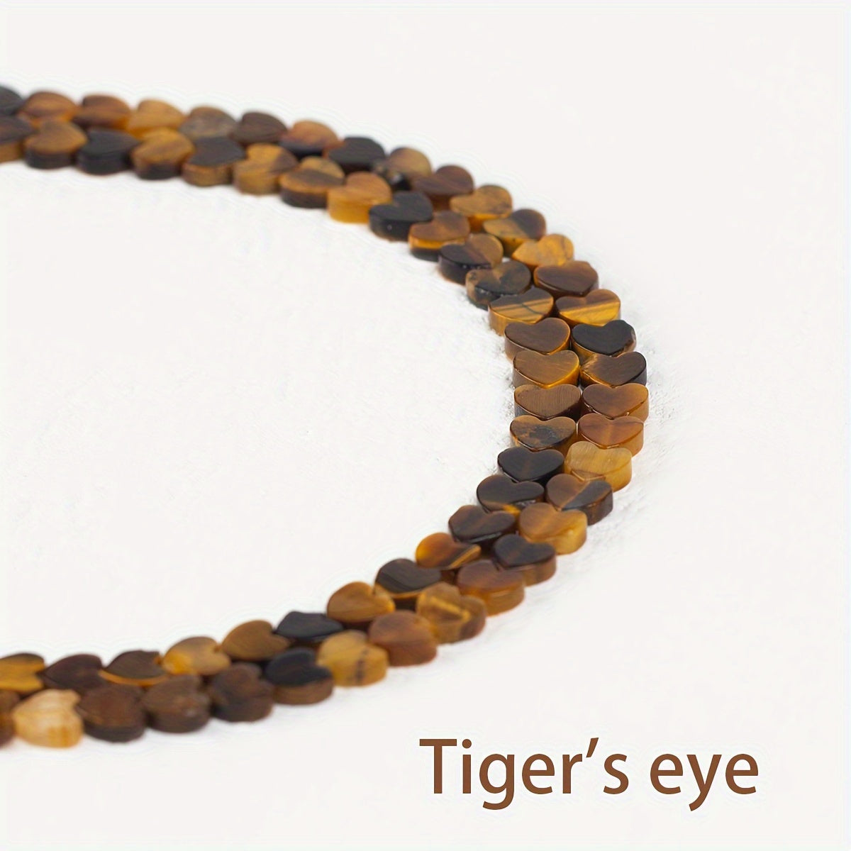 Juego de 20 cuentas de piedra natural con forma de corazón multicolor 6x2mm para hacer joyería