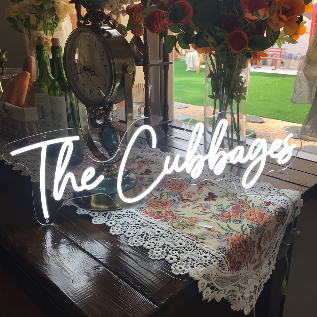 Letrero de neón LED personalizado para bodas, cumpleaños y fiestas. Eficiente en energía, fácil de instalar, idea de regalo