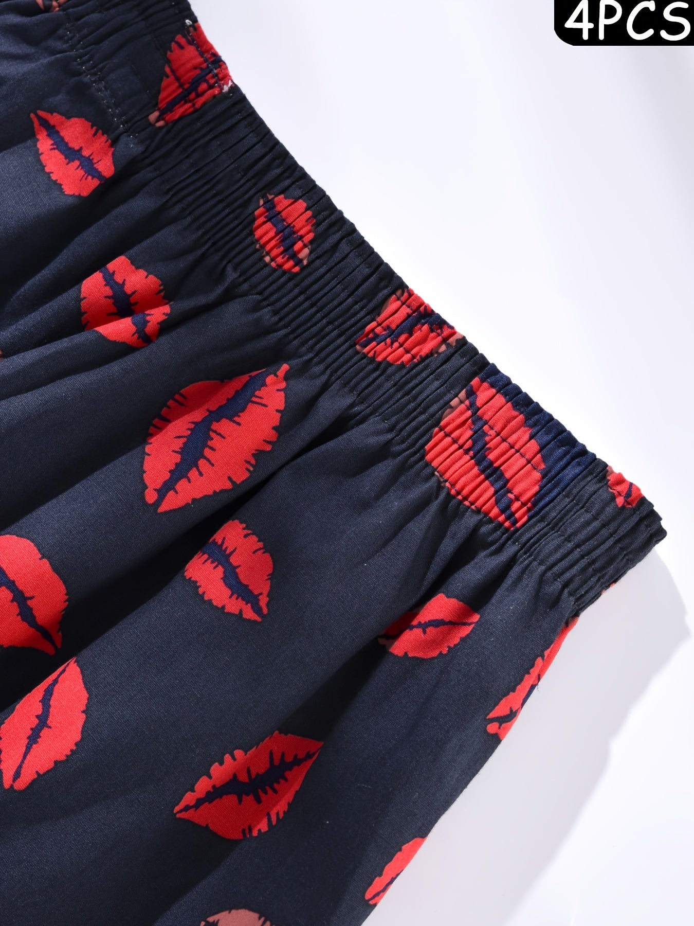 Men's Cotton Boxer Briefs 4 Pack Breathable Comfortable Casual Sports Lounge