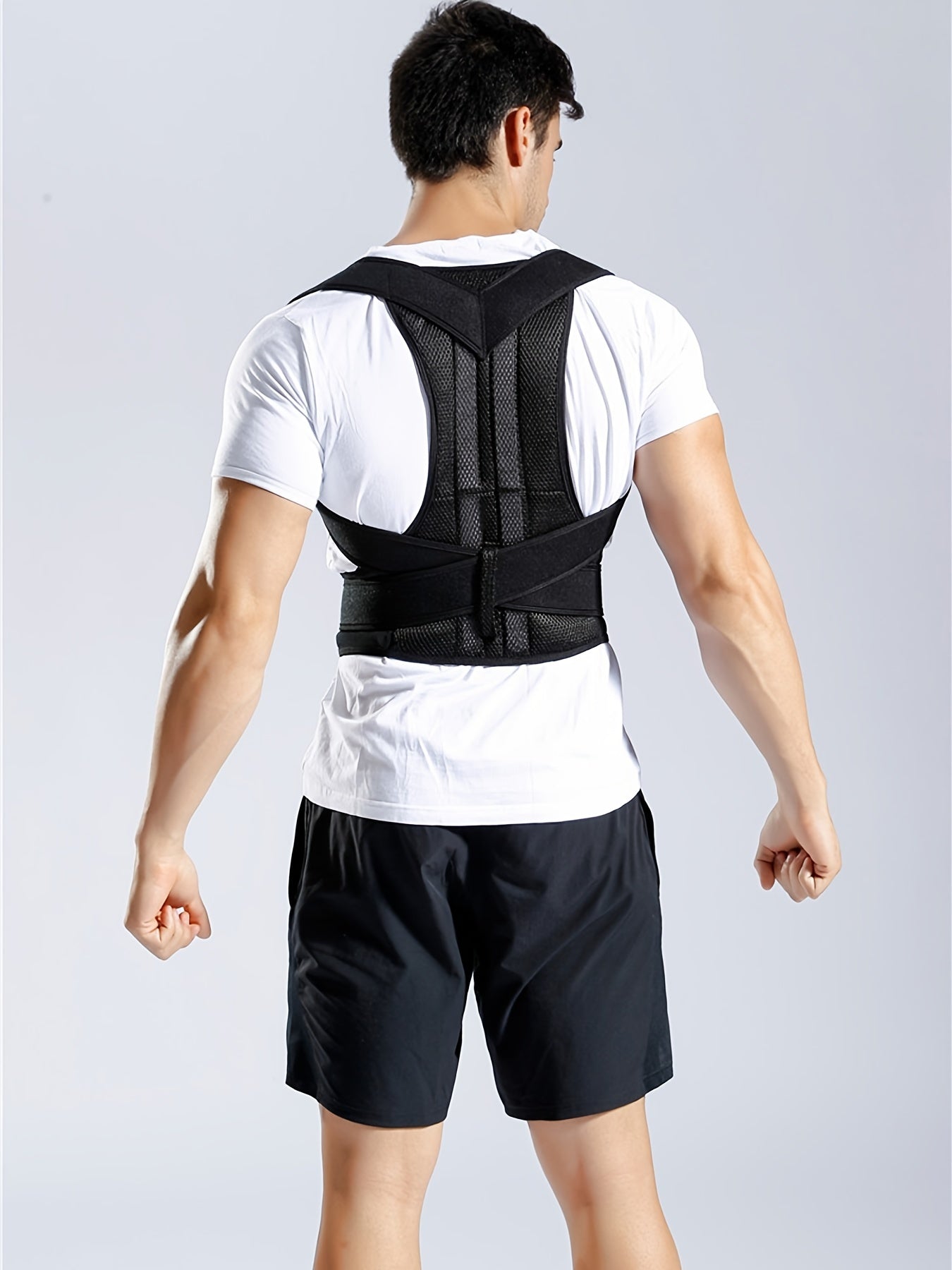 Unisex Adjustable Posture Corrector Vest with Lumbar and Shoulder Support