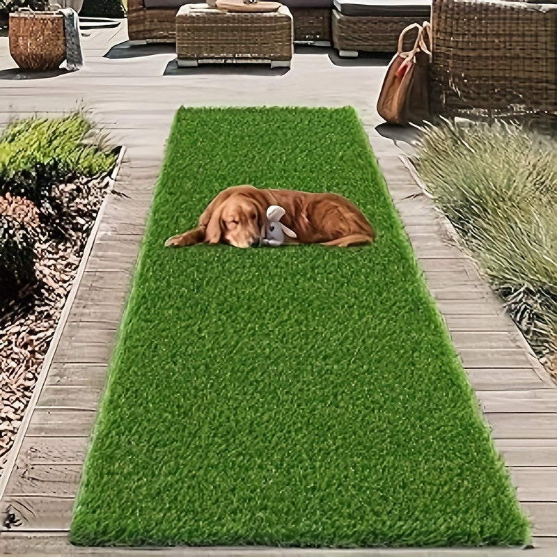 Artificial Grass Turf 10mm Dense Pet-Friendly Indoor Outdoor Green Carpet for Garden Playground