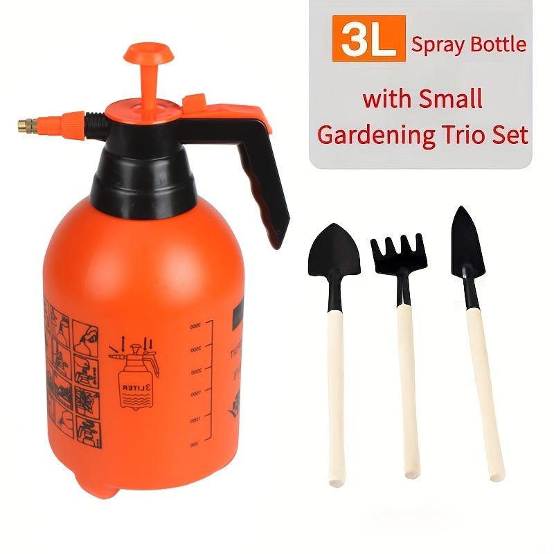 2/3L High-Pressure Garden Sprayer with Adjustable Nozzle for Lawn and Home Cleaning
