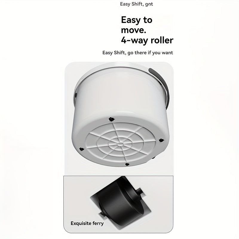 Spin Mop and Bucket Set with Microfiber Pads, Stainless Steel, Easy Cleaning