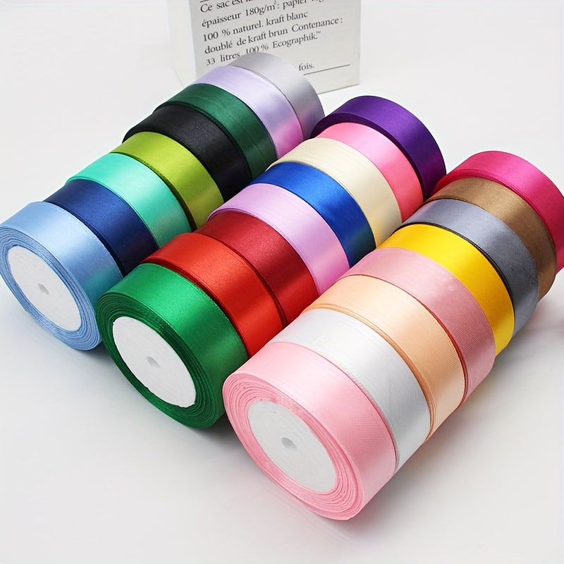 Satin Ribbon 2.5cm Wide 25 Yards Long for Gift Wrapping Wedding Decoration