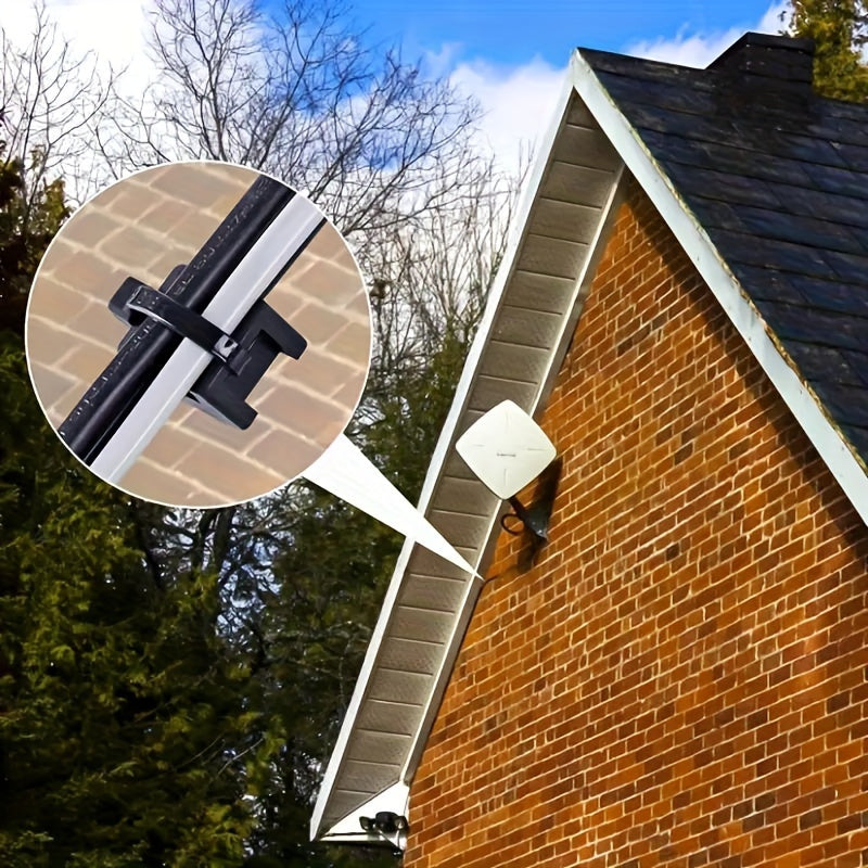 Ofis, uy, bog' uchun 100 ta qora zip-tie asosli otlar, kabellarni mahkamlagichlar