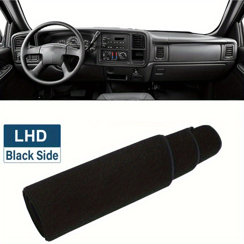 Dashboard Cover Mat for Silverado Sierra 1500 2500HD 3500HD Black