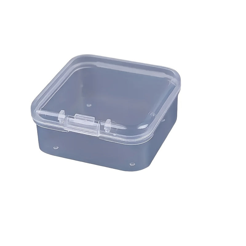 Mini caja de plástico para almacenamiento de objetos pequeños, cuentas, joyería y piezas de juego