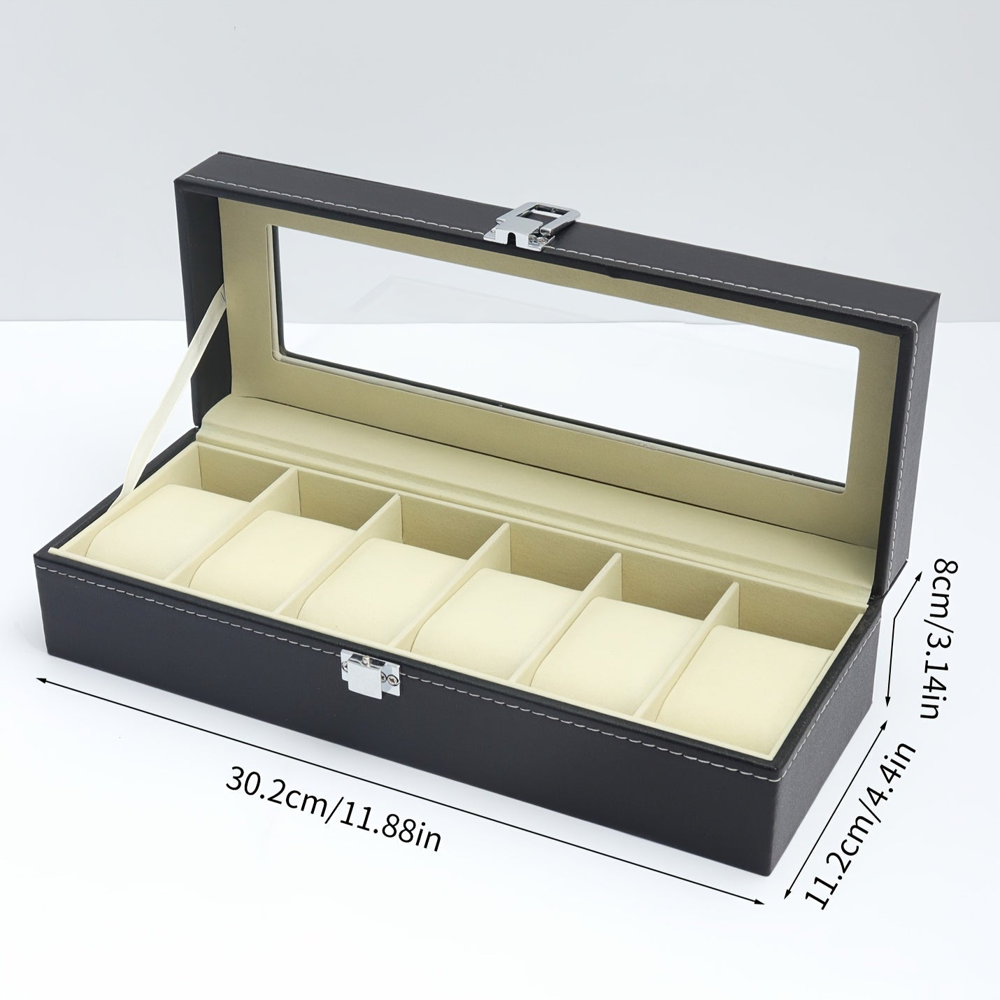 Leather Watch Storage Box 1-12 Slots Display Case Gift Idea