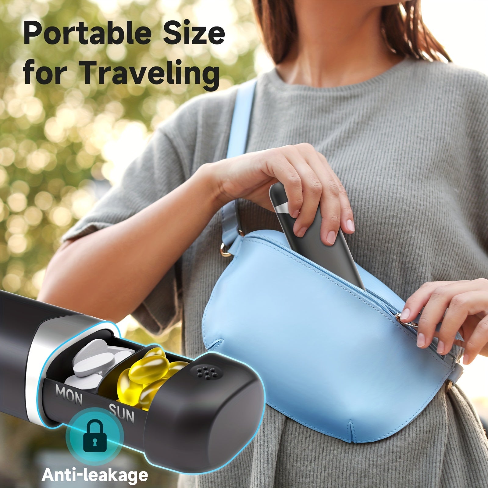 Har xil haftalik, kundalik va sayohat uchun dori tashkilotchilari.