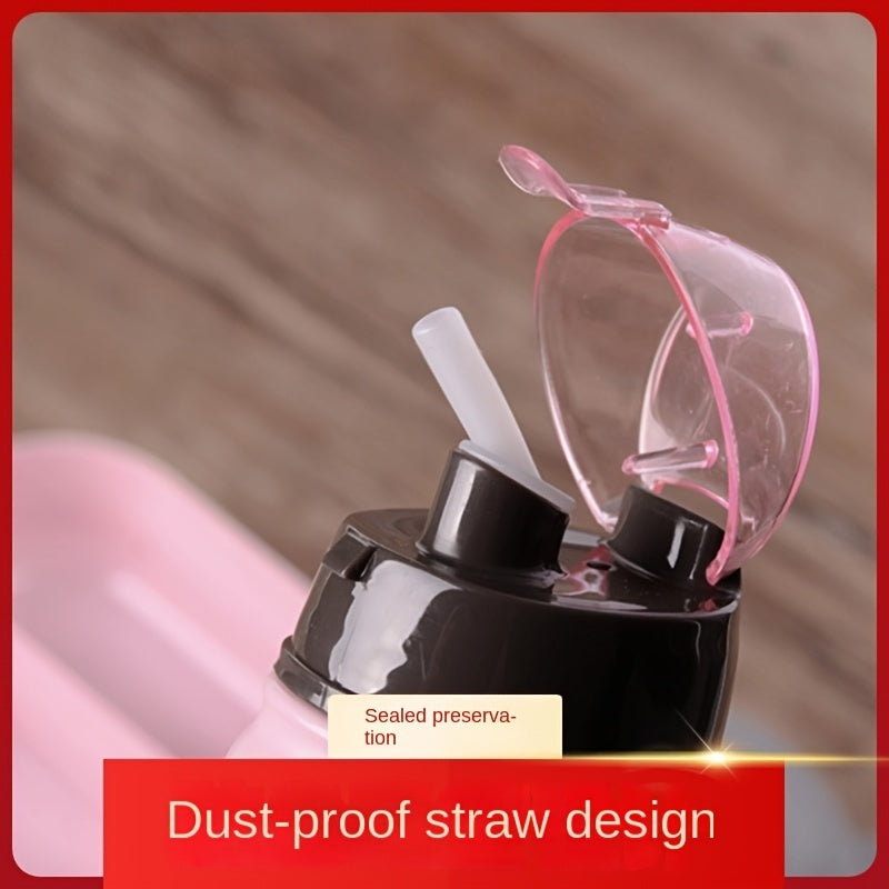 Elephant Theme Portable Bento Lunch Box Set With 400ml Water Bottle And Spoon