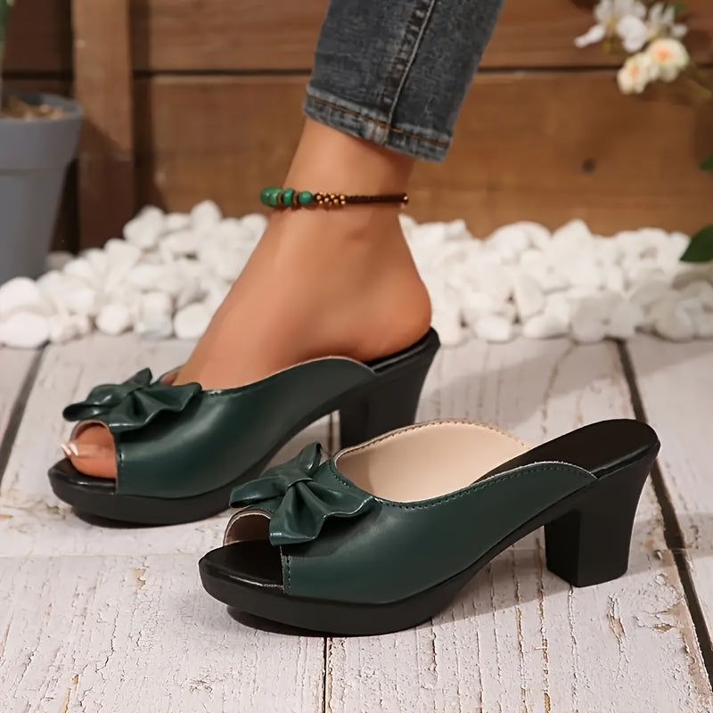 Women's Open Toe Sandals Fashionable Elegant Versatile for Outings and Parties