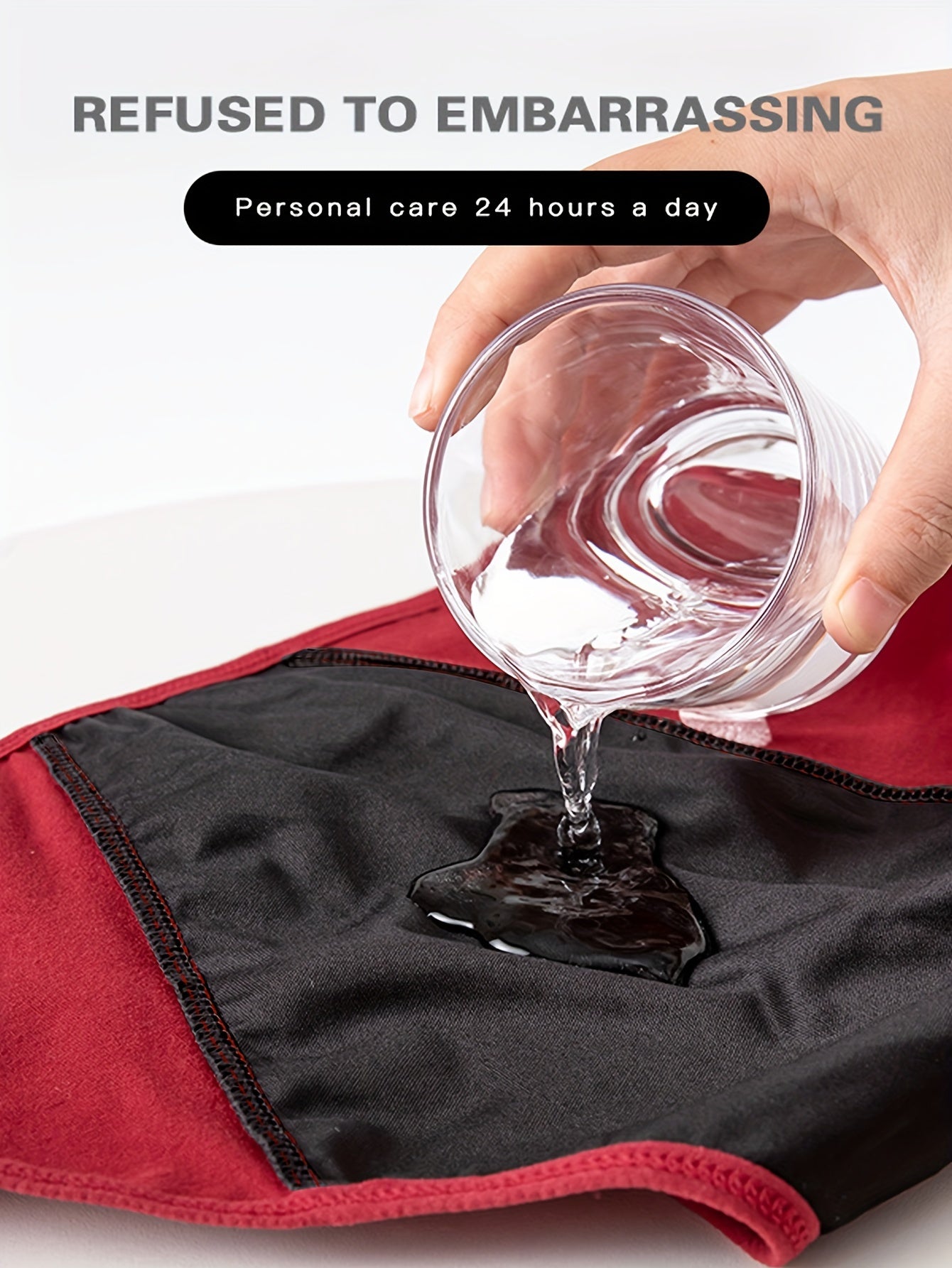 Pack de 10 braguitas femeninas de cobertura total, transpirables, de viscosa, de tiro medio, en color sólido