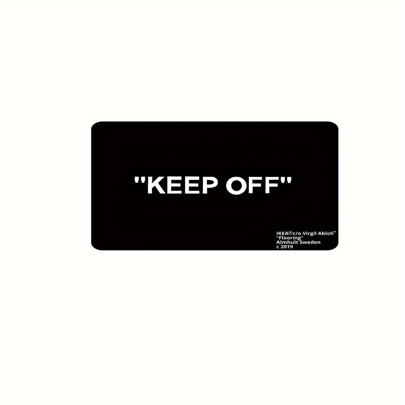 Rectangular Non-Slip Rug Durable Easy to Clean Machine Made Lightweight