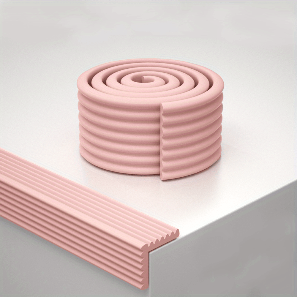 Child Safety Corner Bumpers Edge Protectors Nitrile Foam Gray Pink Ivory White