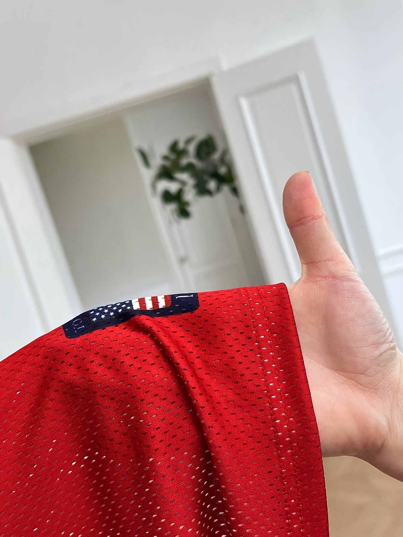 Plus Size Loose T-Shirt With Pattern and Elastic Band Men Women