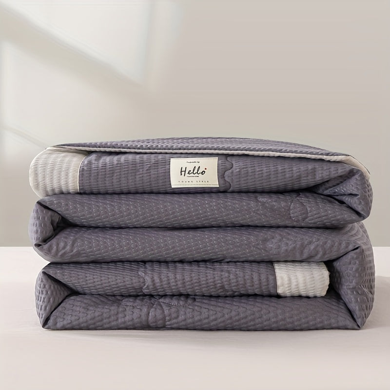 Edredón ligero de verano con diseño de pasta de frijol refrescante para la comodidad en dormitorio y habitación de invitados