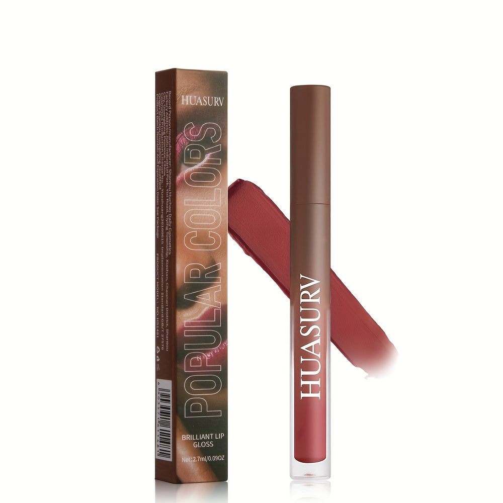 Brillo de labios mate hidratante para mujer Misty Velvet Lip Glaze 19 colores