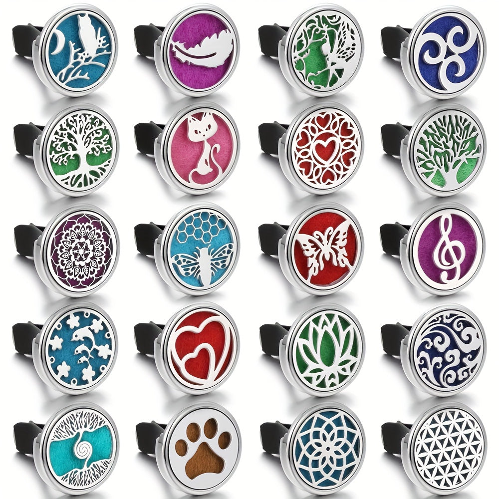 Car Interior Air Freshener Clip Aromatherapy Diffuser Car Vent Clip with Pads