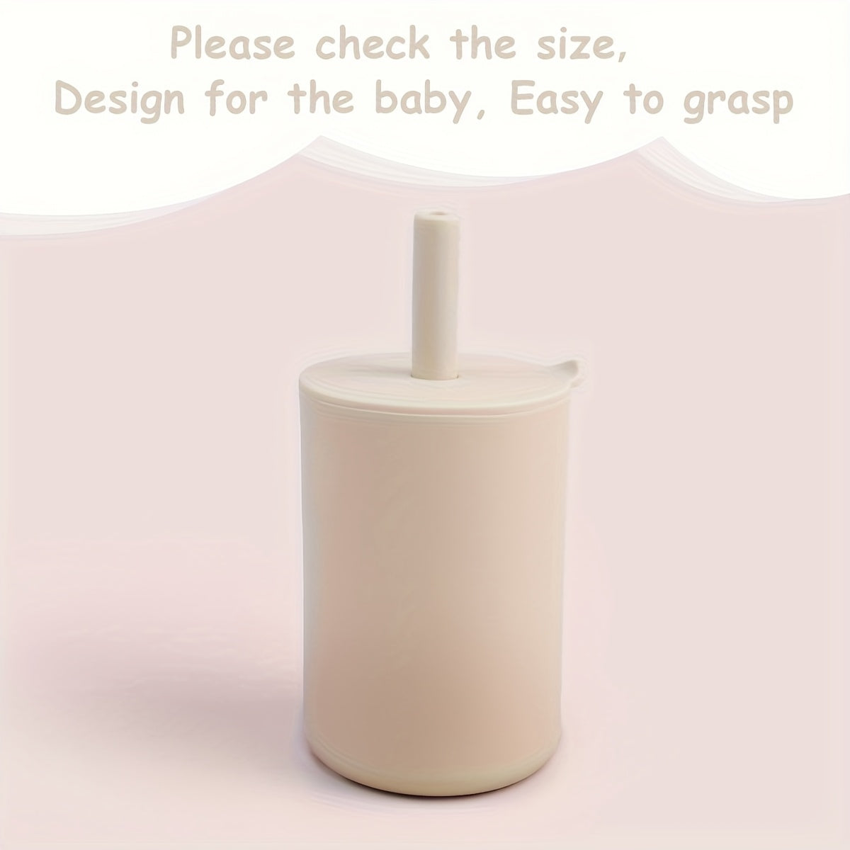 Yellow Silicone Sippy Cup with Straw BPA-Free Leakproof Reusable for Kids Hydration and Outdoor Activities