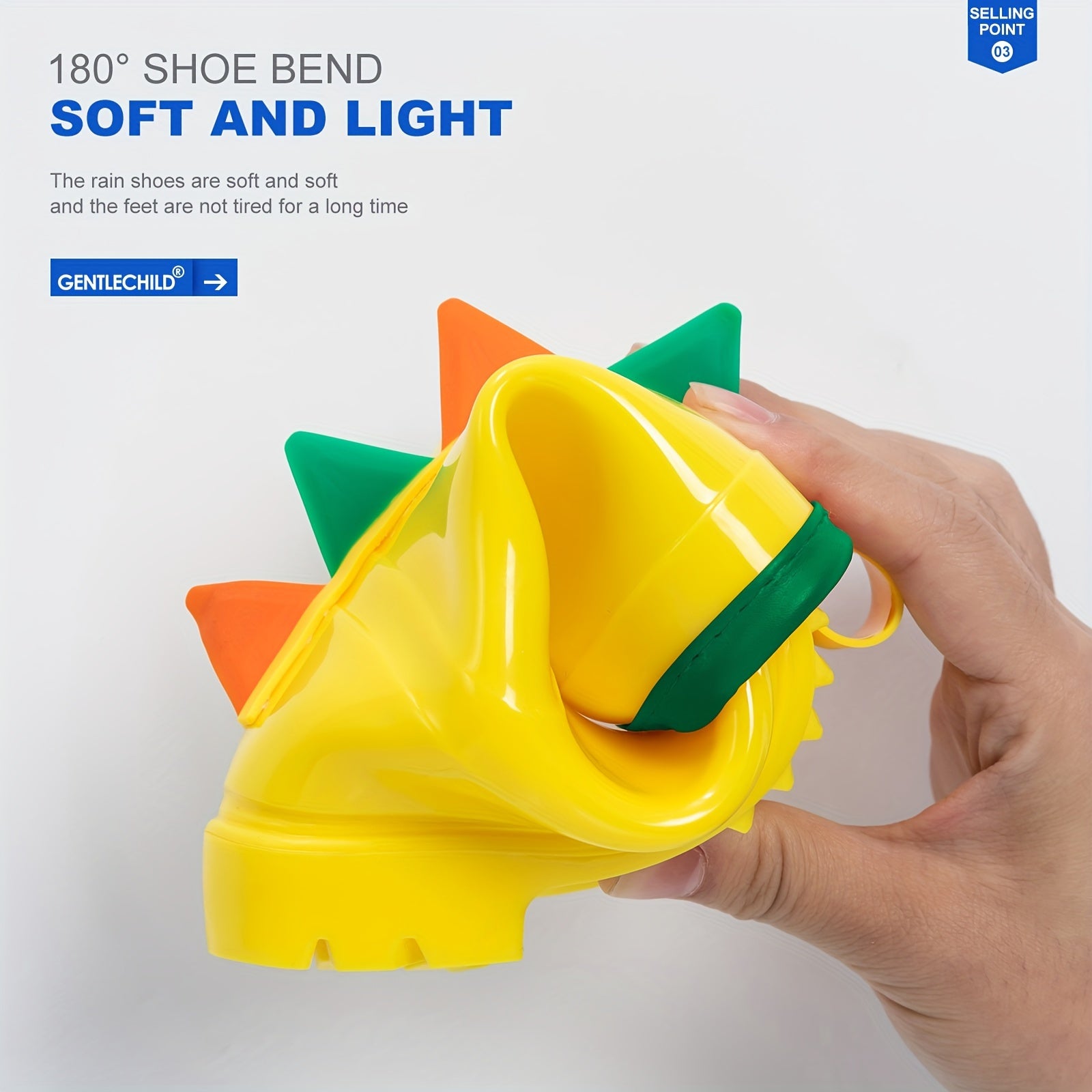 Детские водонепроницаемые дождевые сапоги с динозаврами для мальчиков и девочек в возрасте от 1 до 8 лет, нескользящие короткие сапоги