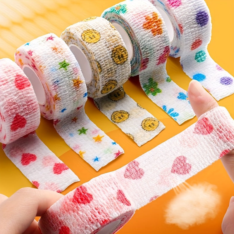 Adult Finger Bandage 5/10 Rolls Self-Adhesive Breathable Elastic Tape