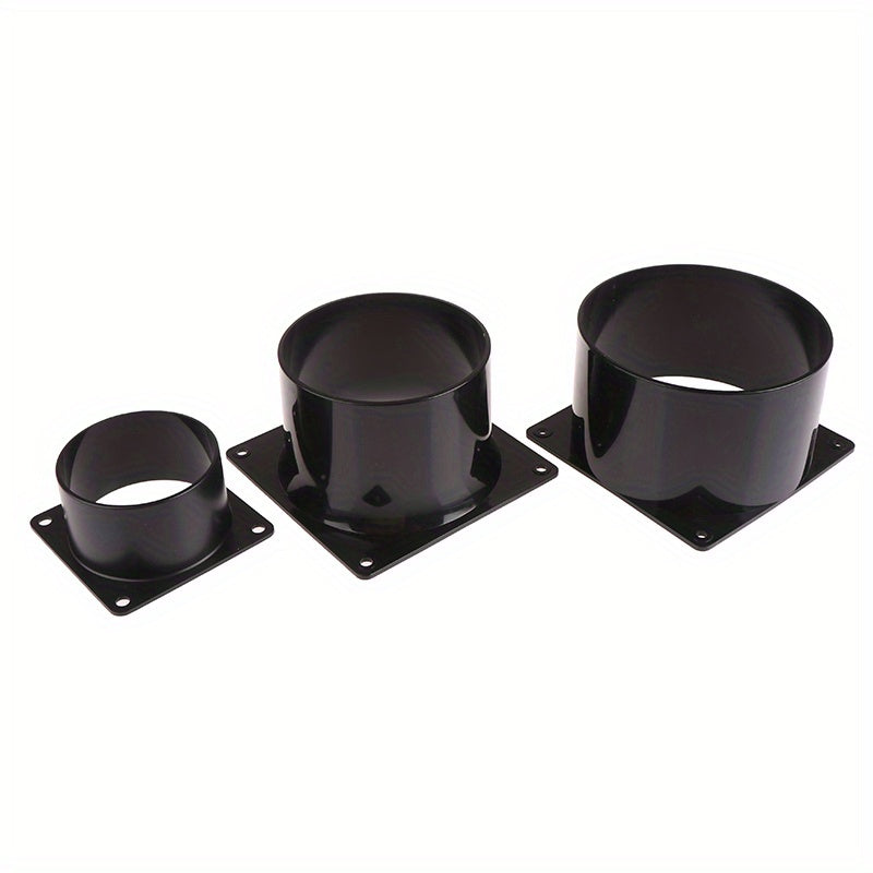 1 шт. ABS-муфта для стенового фланца 75/100/120 мм для вентиляционной трубы воздуховодов