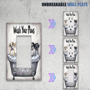 Qiziqarli it naqshidagi devor maskasi, oson vint bilan o'rnatish, simlar kerak emas. Yotoqxona, hammom yoki yashash xonasi bezatish uchun ideal.