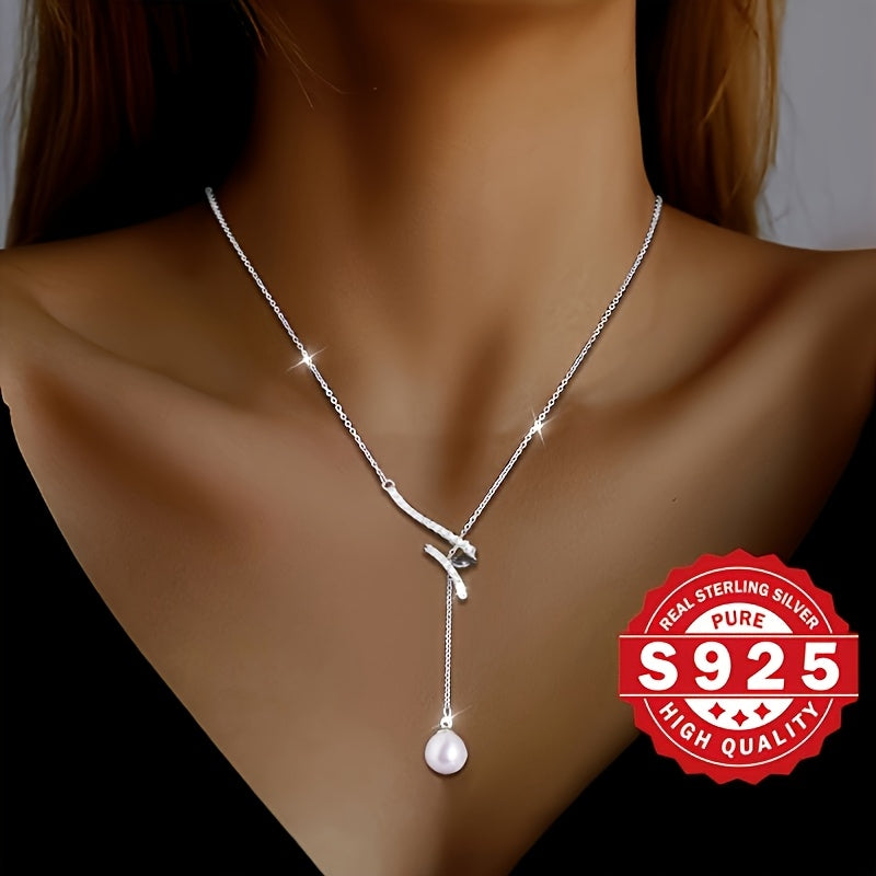 Women's Necklace Hypoallergenic S925 Silver Elegant Jewelry for Christmas Gift