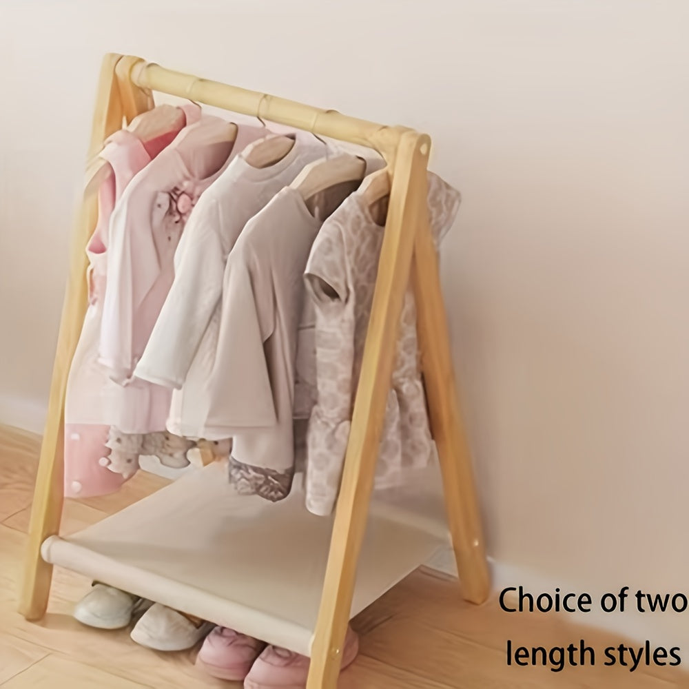 Foldable Indoor Coat Rack for Bedroom Living Room Balcony Clothes Organizer