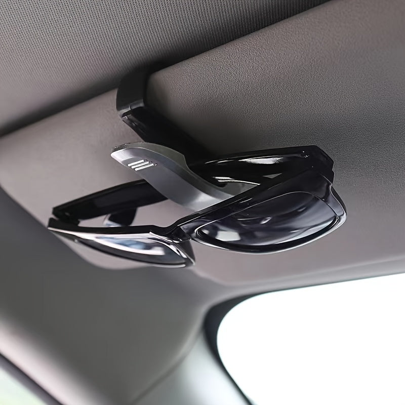 Car Visor Glasses Holder Clip ABS Resin Black Blue White Red Vehicle Organizer