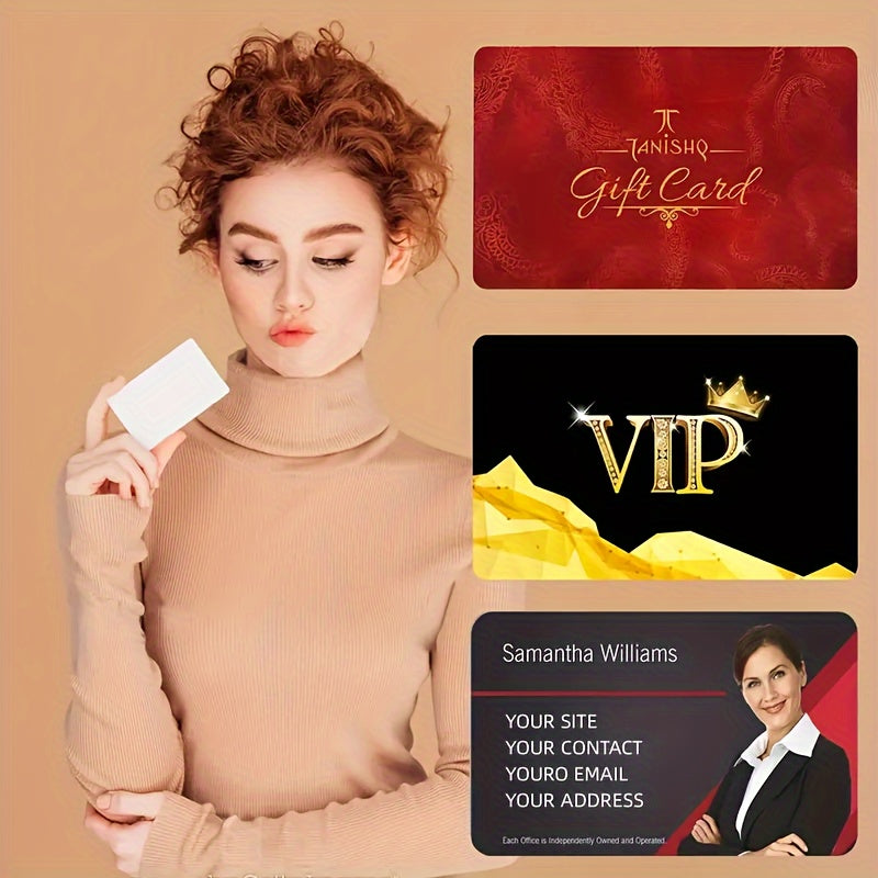 Premium White PVC Cards 30 Mil for ID Badge Printers Glossy Blank CR80