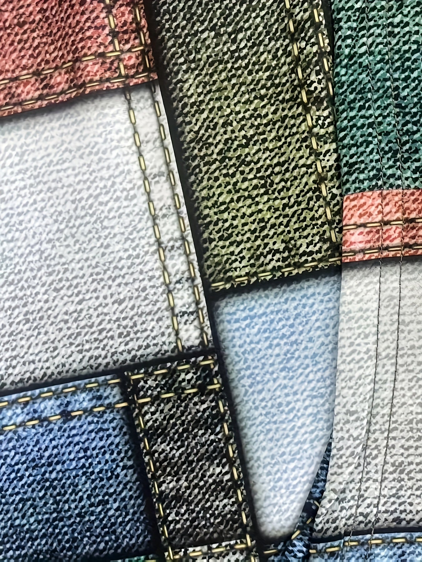 Plus Size Plaid T-Shirt for Women Crew Neck Long Sleeve Polyester Blend Casual