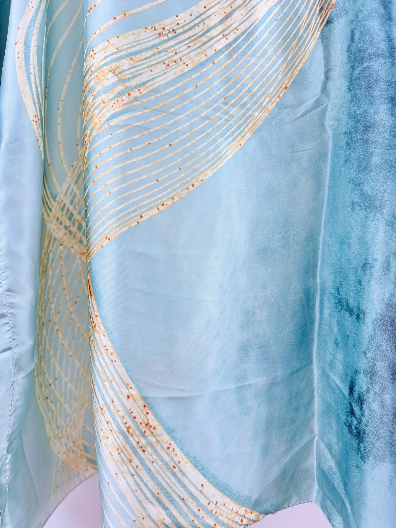 Платье-рубашка для женщин больших размеров с бохемским цветочным принтом, полиэстер, рукава баттерфляй